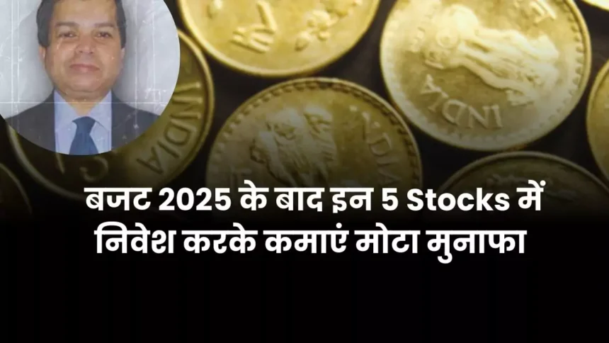 बजट 2025 के बाद इन 5 Stocks में निवेश करके कमाएं मोटा मुनाफा Stocks to buy after budget